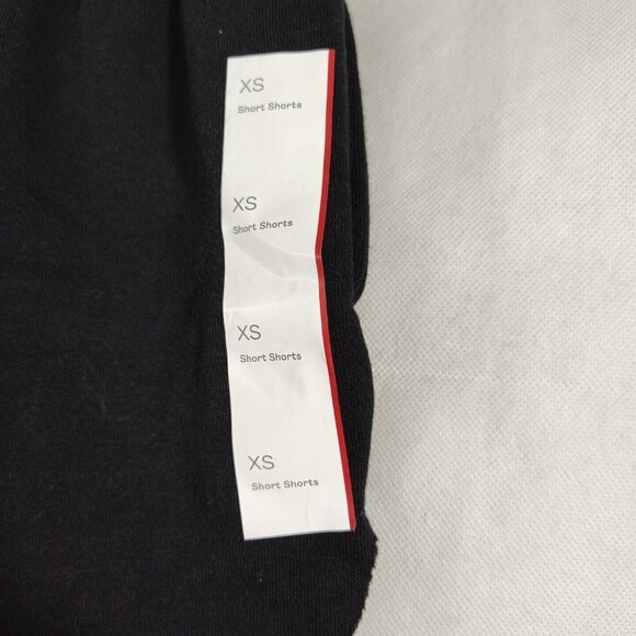 Wild Fable Black Sweats Shorts Women Size XS Raw Hem Pullon Drawstring NEW - Picture 5 of 7